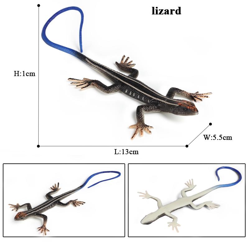 Oenux Simulation Reptile Lizard Chameleon Geckos Insect Animals Model Action Figure Collection Toys Kids Gift Home Decorations