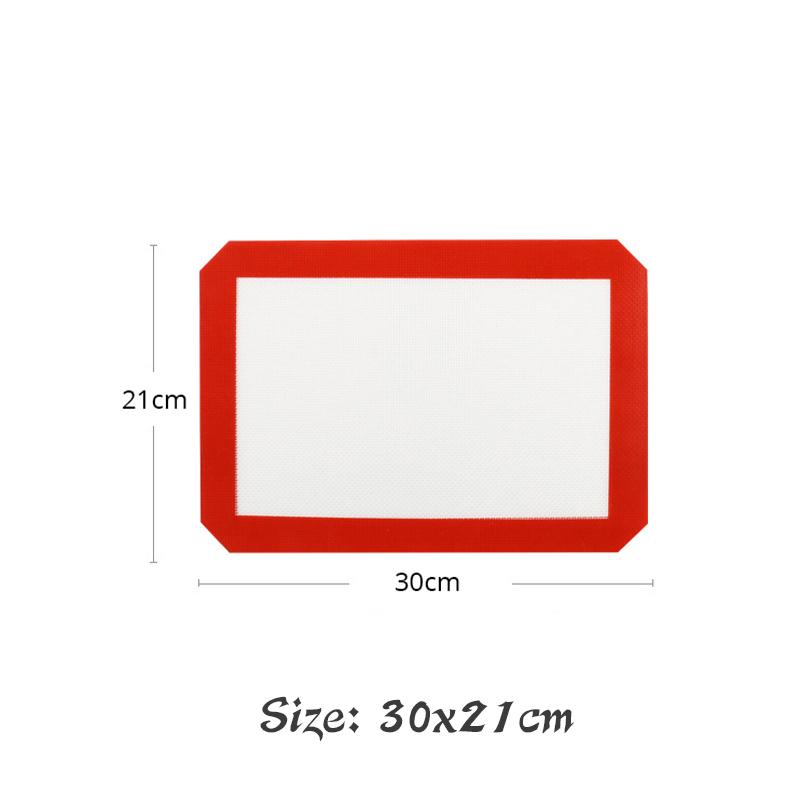 Антипригарные силиконовые коврики для выпечки, коврик для печенья, коврик для раскатывания теста, термостойкий коврик из стекловолокна для духовки, мука для теста, помадка