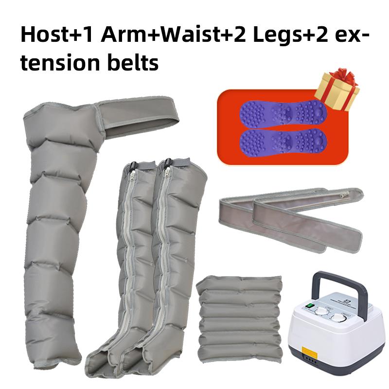 Новый модернизированный электрический массажер для тела с 6 полостями, воздушный компрессионный массажер для рук, талии, ног, ступней, способствующий циркуляции крови, облегчающий боль