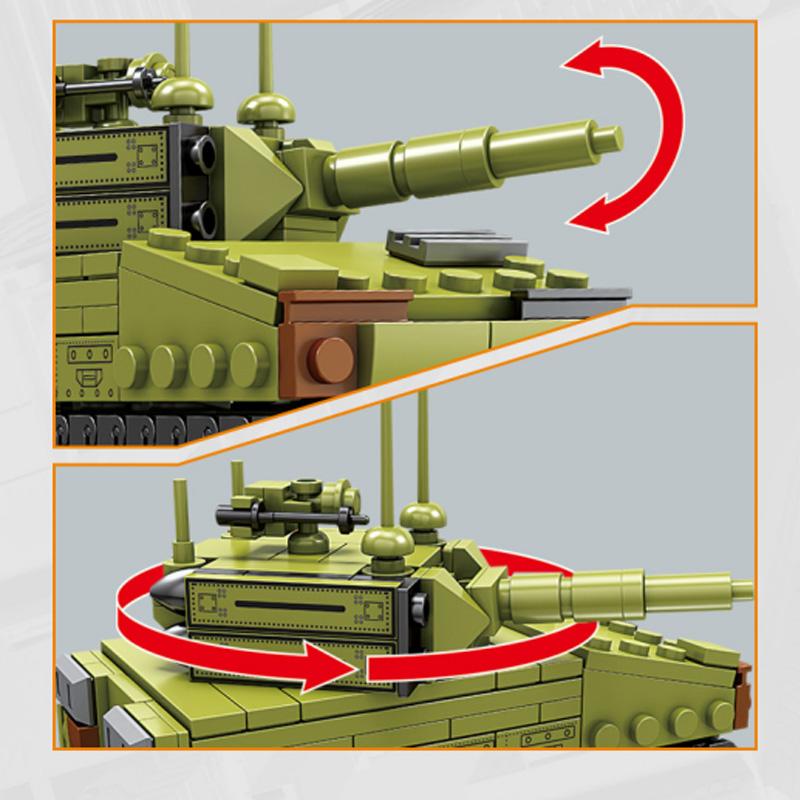 280 шт., военный армейский танк, здание, кирпичный блок, конструктор, детский день, подарки на день рождения для мальчика