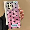 Красочный классический чехол для телефона с черными точками для Samsung Galaxy S25 S24 S23 S22 S21 FE Plus Ultra S25+ S24+ Оболочка Силиконовая задняя крышка