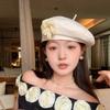 Versatile Painter Hat French Style Artist Cap Breathable Flower Beret  Holiday