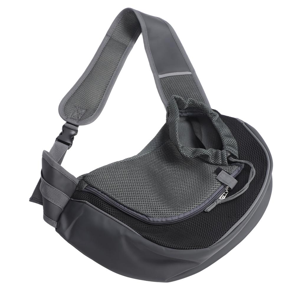Pet Dog Sling Carrier Adjustable Belt Breathable Mesh Hand Free Puppy Sling Bag for Cats Outdoor