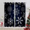 Christmas Decoration Curtains Snowflakes Christmas Tree Decoration Curtains Living Room Bedroom Fireplace New Year Curtains