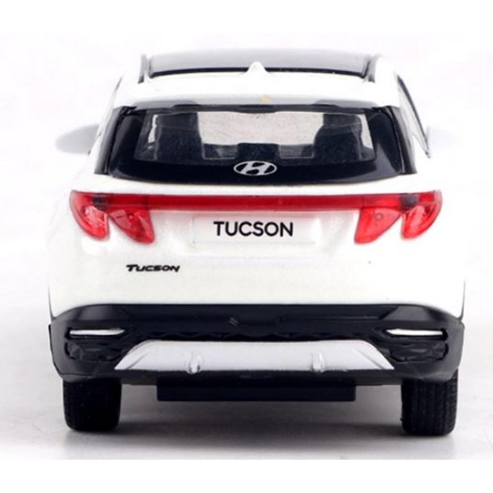 Hyundai Tucson 2020 Металлическая Мини-модель - Кремово-белая Жемчужная Версия