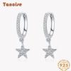 Tancise 925 Sterling Silver Zircon Earrings Drop Earrings For Women Wedding Party Gifts