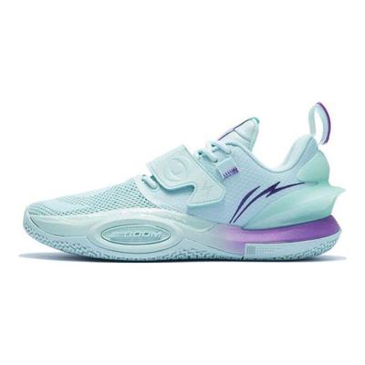 Баскетбольные кроссовки Li Ning All City 10 V2 Cold Blood с амортизацией, противоскользящие, с низким верхом, мужские баскетбольные кроссовки Water-Wave-зеленые ABAS059-4
