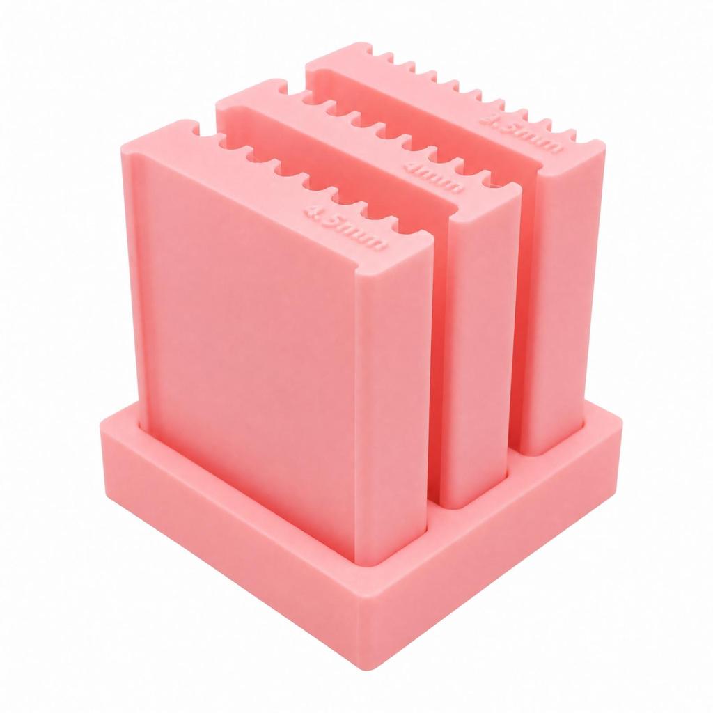 3 Pieces Double-Sided Clay Roller Uniform Bead with Storage Holder