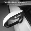 2PCS Car Rearview Mirror Rain Eyebrow Rainproof Cover Car Accessories For Opel Corsa Astra Insignia Vectra Zafira Meriva Mokka G