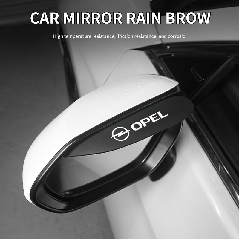 2PCS Car Rearview Mirror Rain Eyebrow Rainproof Cover Car Accessories For Opel Corsa Astra Insignia Vectra Zafira Meriva Mokka G