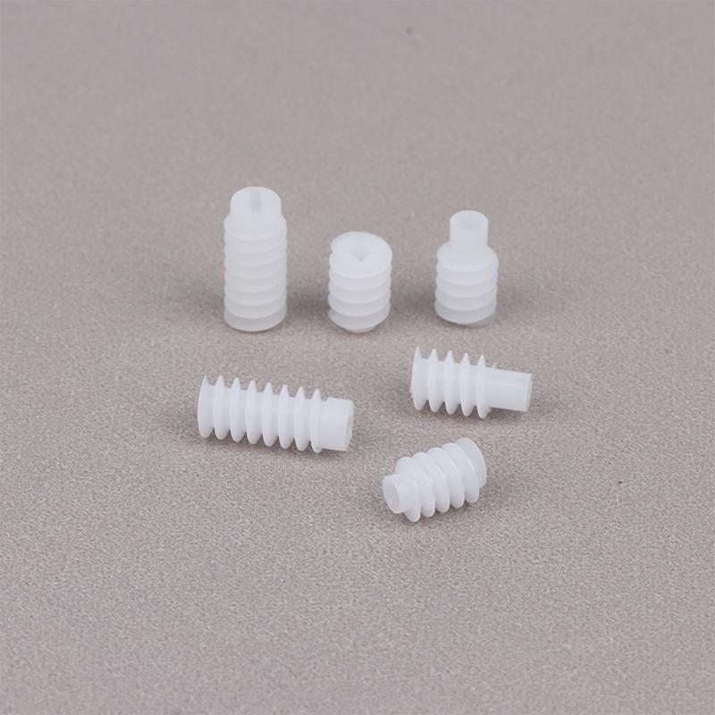 M0.4 Plastic Worm Gears for 2.0mm Motor Shaft Ideal for Electric RC Toy Projects High Quality