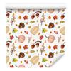 Autumn Wallpaper In White, Cream and Peach for the Living Room and Bedroom 50x1000