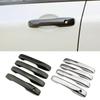 For Honda Jazz Fit 2020 2024 Carbon Fiber Color Car Modify Refit Chrome Door Handle Cover Decoration Trim Protection Sticker