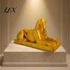 Sphinx Statue Egyptian Collectible Figurine, 3D Printed Mini Statue, Versatile Desktop Decor Vintage Egypt Souvenir Ornament for Home Decoration
