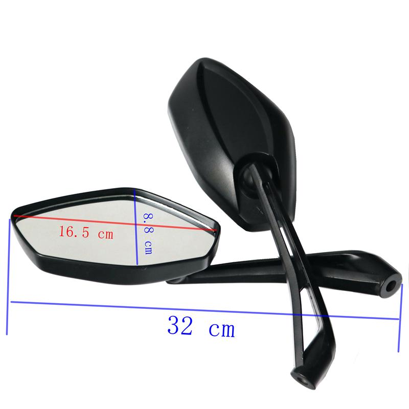 LMoDri Motorcycle Rearview Mirror Motorbike Rear View Mirrors Universal Motocross ATV Motor Dirt Bike Pit Back Side