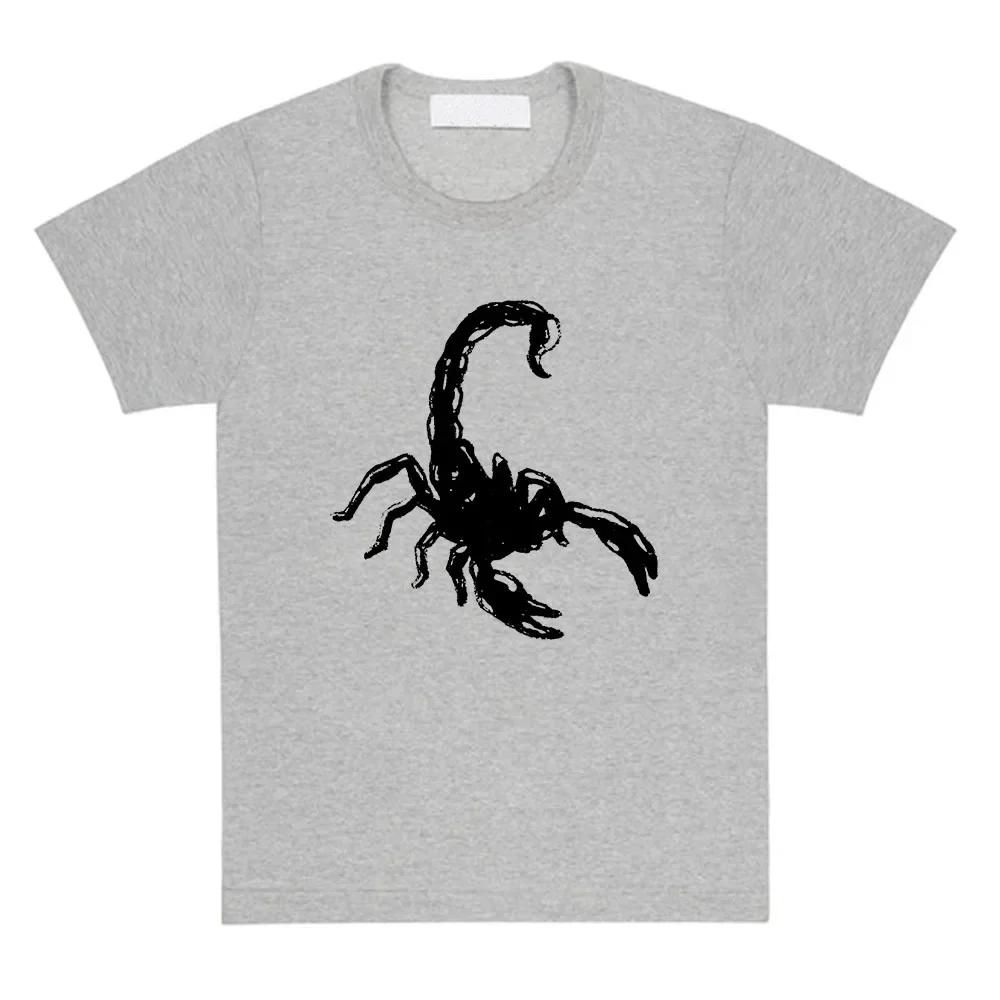 Young Miko Do Not Disturb Tshirts Cotton Short Sleeve Scorpion Graphic Tshirt Fashion Loose Casual Wounisex Unisex T Shirt Streetwear