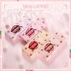 3 шт./упак. Dragon Ranee Strawberry Velvet Lip Gloss Set Matte Cute Collection для мягких размытых губ
