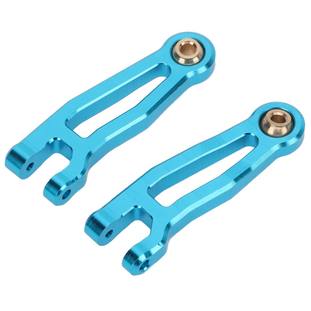 2Pcs RC Car Swing Arm Reduce Bumps High Strength RC Metal Swing Arm for SG1603 SG1604 UD1601 UD16024 1 16 RC CarBlue