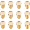 Circular Truncated Cone Shape Heavy Duty Solid Brass Gold Decorative Cabinet Knobs Pure Copper Kitchen Hardware Cupboard Drawer Handle Dresser Pull