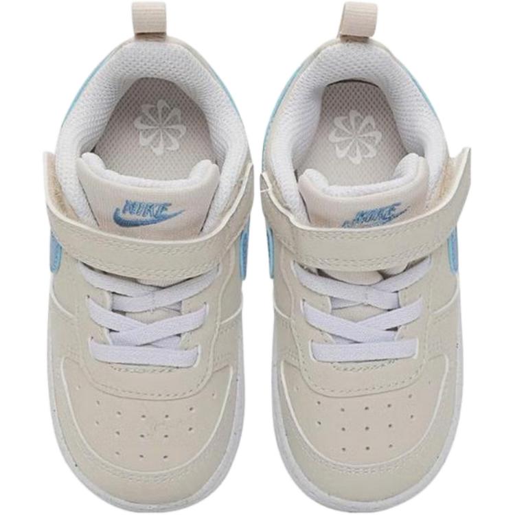 Nike Court Borough Comfortable Soft Non-Slip Durable Low-Top Walking Shoes Baby Sneaker Beige DV5458-120