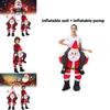 Christmas Inflatable Costume With Santa Claus For Festive Parades And Family Gatherings