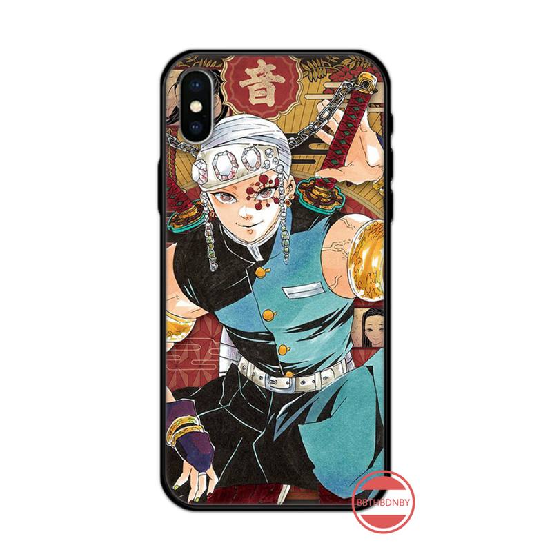 Чехол для телефона Demon Slayer Blade с комиксами и открытками для iPhone 11 12 13 pro XS MAX 8 7 Plus X SE 2020 XR