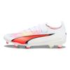 Puma Ультра Ultimate FG AG Breakthrough Pack женские кроссовки белые черные огненно-орхидейные 107507-01