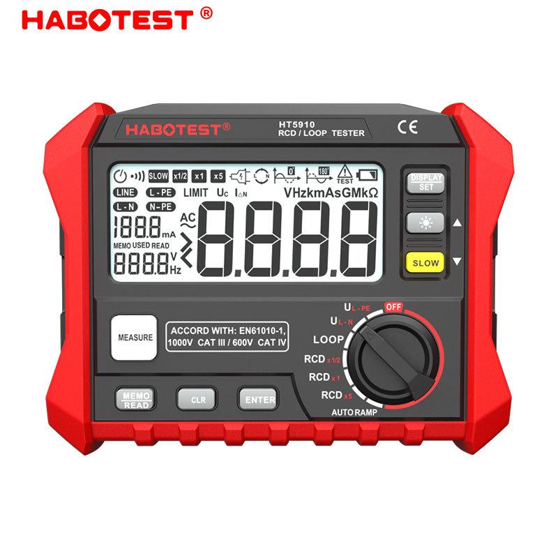 Huabo HT5910 Тестер УЗО и сопротивления контура с защитой от утечки