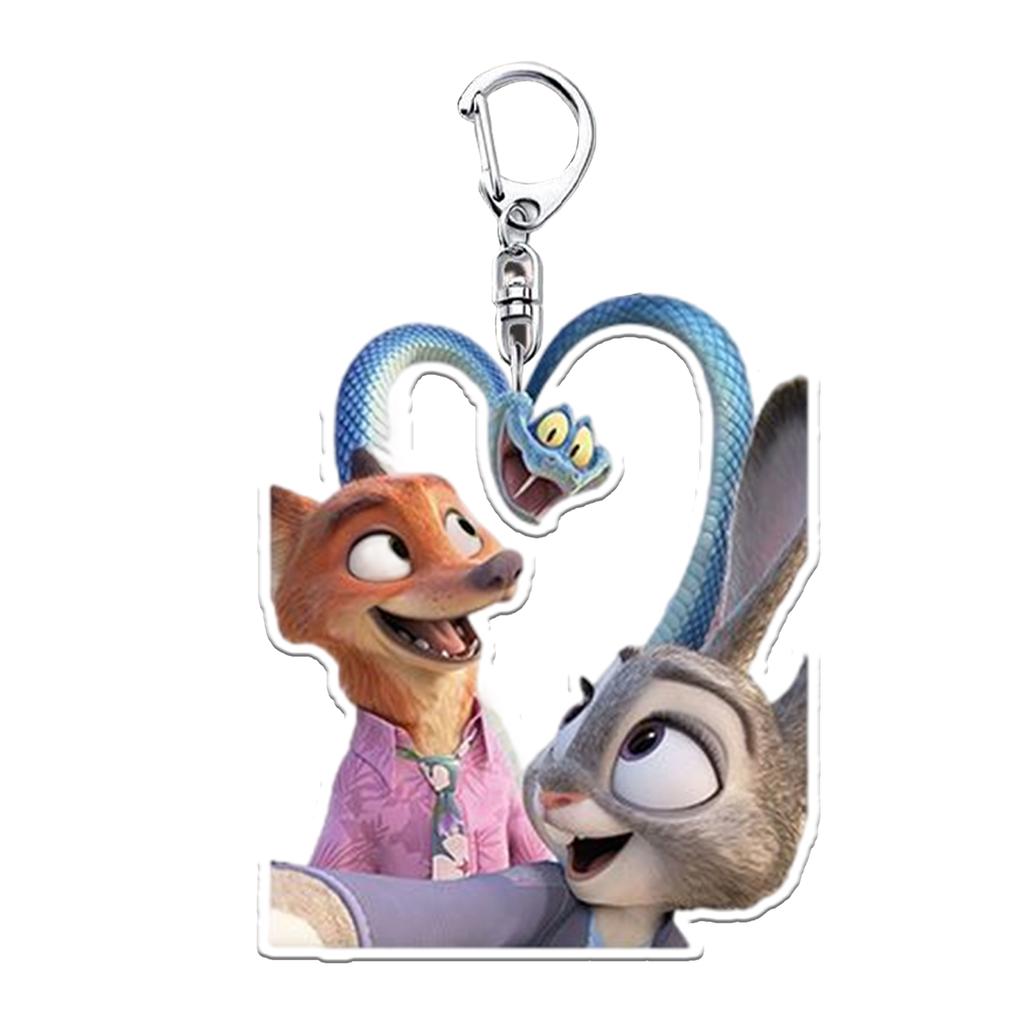 Набор из 1 аниме акрилового брелока двухсторонней подвески