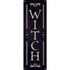 Witch Tin Slim Plaque