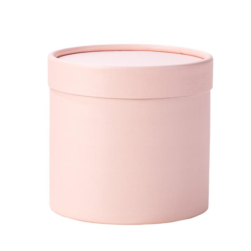 1PC Packaging Decoration Round Cardboard Gift Boxes Small Hug Bucket Flower Box Rose Flower