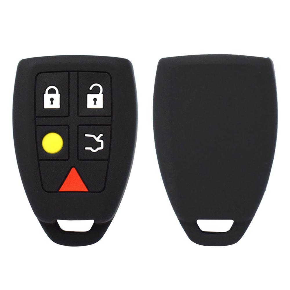 Силиконовый чехол для ключей от автомобиля для Volvo C30 C70 S40 V50 2004-2007, чехол с дистанционным управлением, чехол, чехол, чехол, чехол