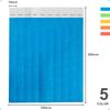 DGBDPACK Неоновые 500 шт. Браслеты, 1-500 последовательных номеров, 5 неоновых цветов, Водонепроницаемые, Разрывостойкие браслеты на запястье, Браслеты для входа, Билеты (сортированный