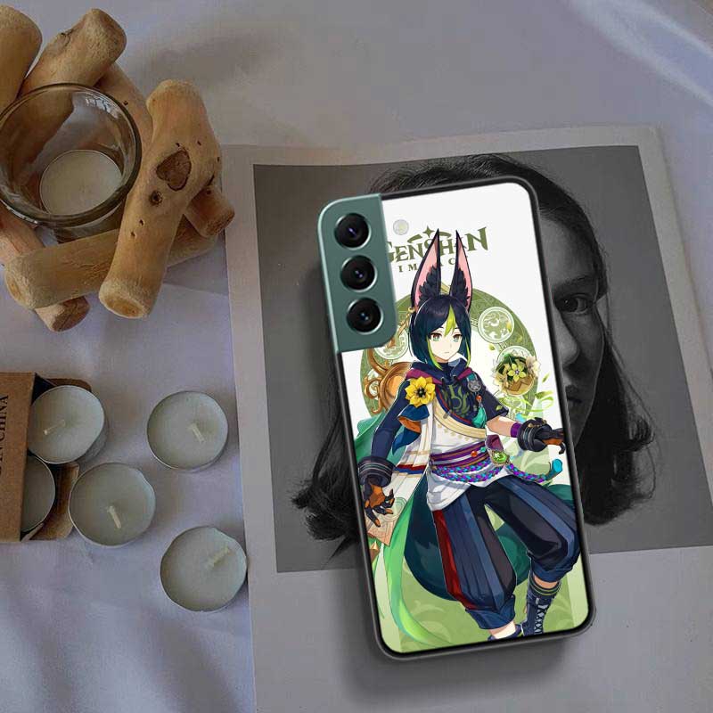 Чехол для телефона Genshin Impact Тигнари для Samsung Galaxy S22 S25 Ultra S21 S10 Plus S26 Edge S20 S23 S24 FE Силиконовый Мягкий