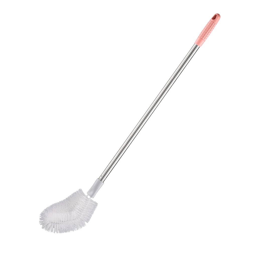 Bottle Brush Long Stainless Steel Handle Bendable Head Water Bucket Cleaning Brush for Household