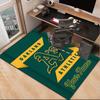 Custom NameAthletics Oakland Emblem Carpet, Indoor Rug, Chair Rug, Living Rooms, Doormat Made From Polyester Home Decor Birthday Christmas Gifts