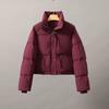 Anti-season New Cotton-padded Women Short All Korean Version Stand Collar Small Thick Bread Suit High-grade Cotton-padded Coat Coat