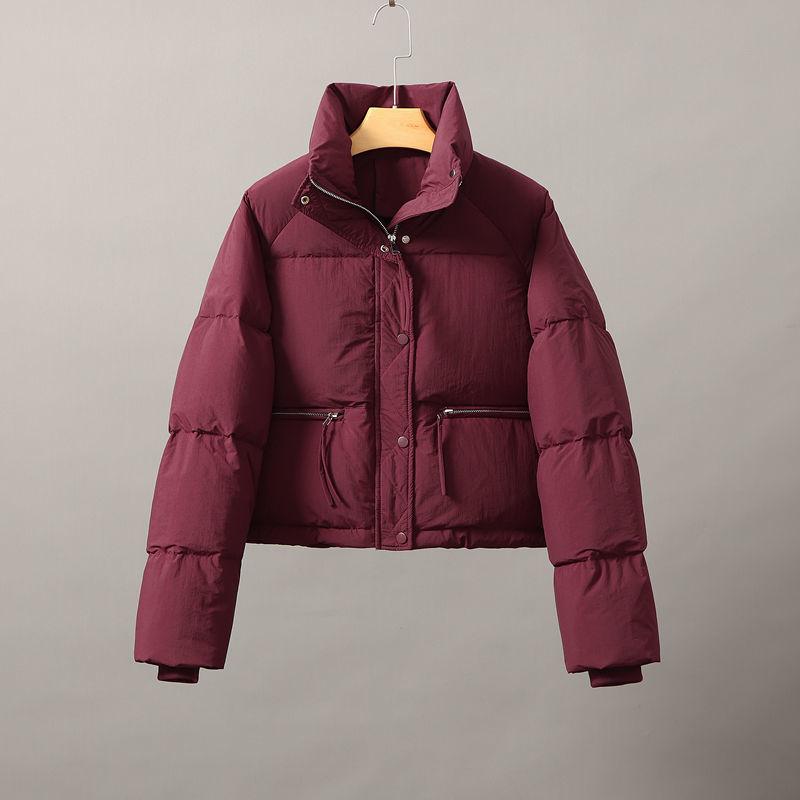 Anti-season New Cotton-padded Women Short All Korean Version Stand Collar Small Thick Bread Suit High-grade Cotton-padded Coat Coat
