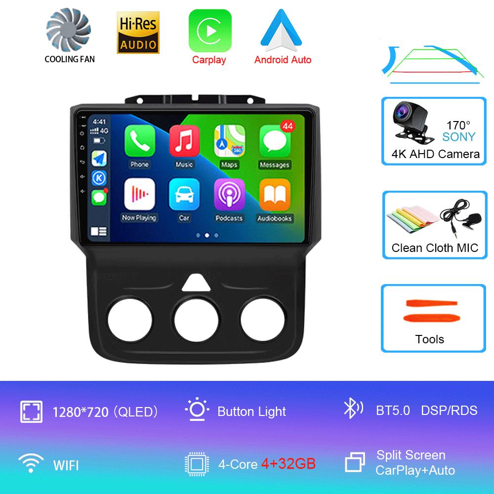 Автомагнитола Android 14 для Dodge Ram 4 IV DJ DS 2013 - 2019 Мультимедийный видеоплеер Навигационная стереосистема GPS Нет 2din 2 din dvd