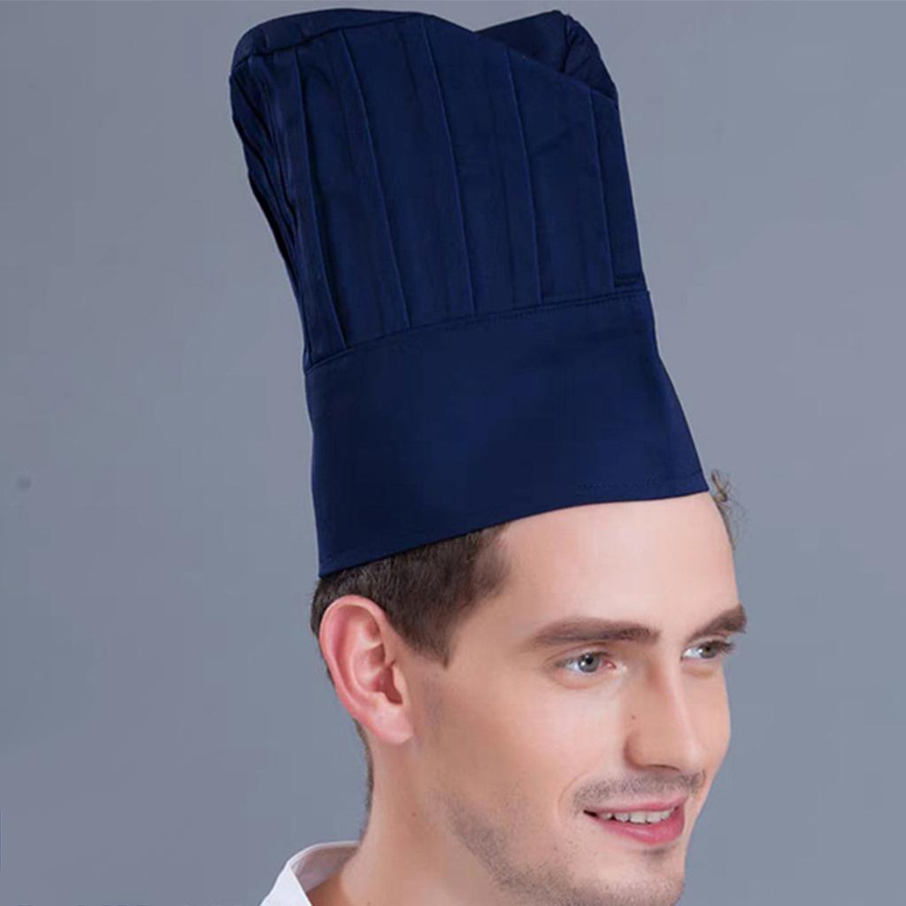 Знаменитая шляпа шеф-повара, кондитерская, тканевая шляпа, рабочая шляпа, плиссированная шляпа