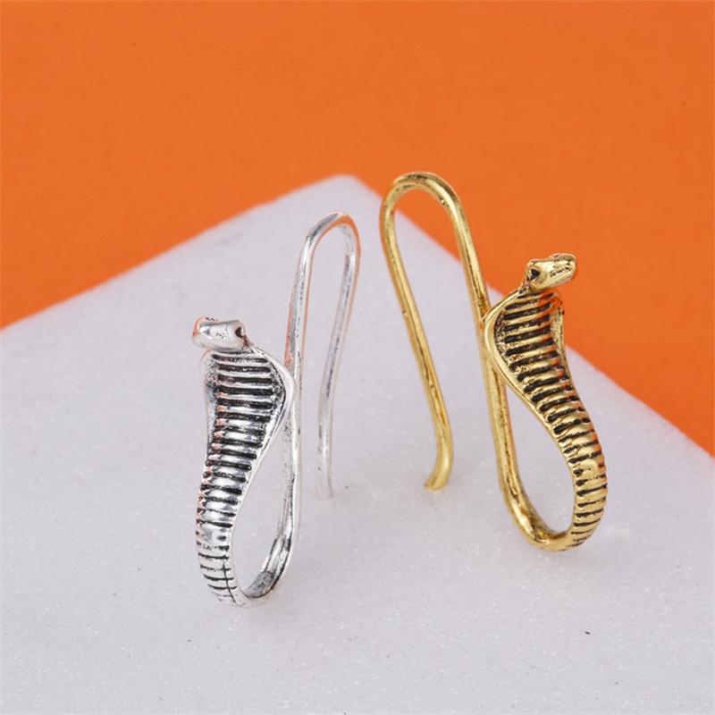 Египетские серьги-кобра, египетские украшения в виде змеи, серьги для женщин, висячие серьги, панк-гот, аксессуары для Хэллоуина