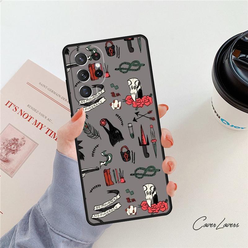 Чехол для телефона Six Of Crows Для Samsung Galaxy S24 S25 S23 S22 Ultra Note 10 20 Plus S20 S21 FE Чехол