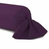 Bolster Cover - DUBLANC - 45x185cm - 100% Cotton - Plum Color - Durable Fabric