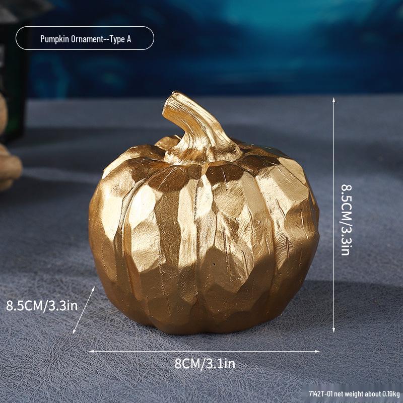 Cross-Border Halloween Skull Resin Ornament - Ghost Festival Decoration for Desktop and Entrance