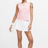 Nike Теннисная майка Court Dri-Fit Maria Striped Logo для женщин, белые, красные, CI9371-101