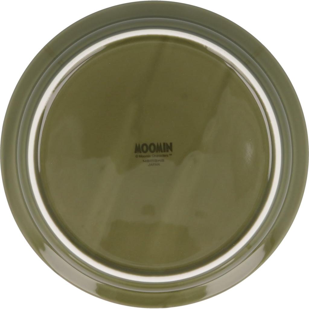 MOOMIN Curry 21cm Universal Snufkin Moss Made In Plate, Large, Easy-Scooping, Design, Design, Green, Japan, MM7503-320