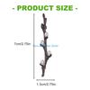 HX6F Plum Tree Branch Brooch Strong Alloy Corsage Pin Jewelry For Weddings Parties