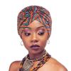 Women Print Flower Knot Cancer Ruffle Chemo Hat Beanie Scarf Turban Head Wrap Knitted Cap Hair Loss Accessories
