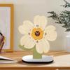 Internet Celebrity Clock Flower Table Clock Creative Living Room Dining Room Ornament Study Bedroom Home Modern Simple Mute