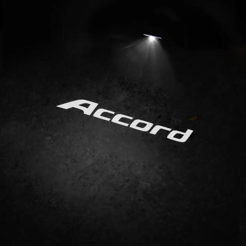 LED Car Door Lights Logo Welcome Projector Courtesy Shadow Lamps for Honda Accord 10th 7th 8th 9th 2003-2020 2021 2022 2023 2024